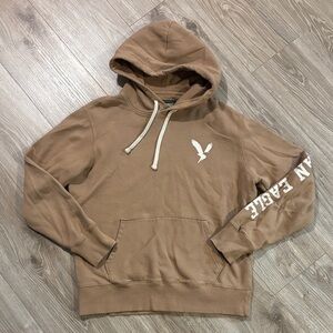 Men's Tan American Eagle Hoodie